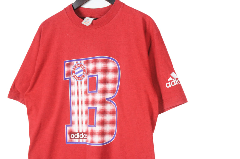 Vintage Bayern Munchen Adidas T-Shirt Medium