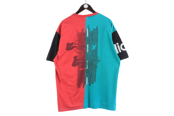Vintage Adidas Cycling T-Shirt XLarge