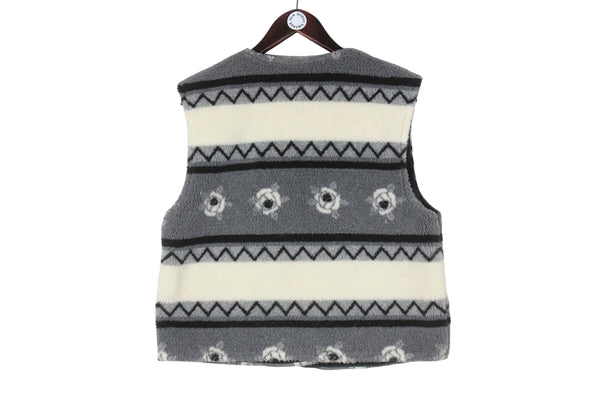 Vintage Fleece Vest Women's Medium
