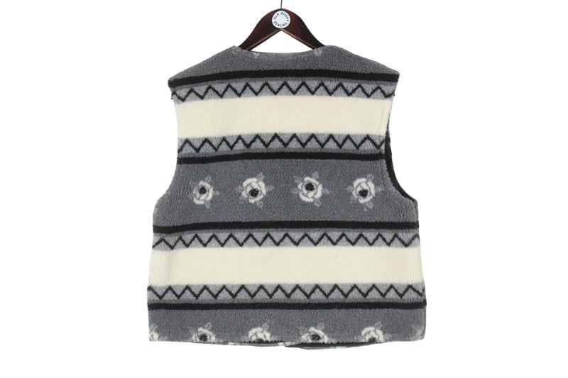Vintage Fleece Vest Women's Medium