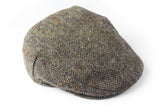 Newsboy Flat Cap Cabbie baker boy 504 Style Contour Fitted Beret retro style authentic wool classic fedora hat made in Great Britain vintage hat casual Harris Tweed