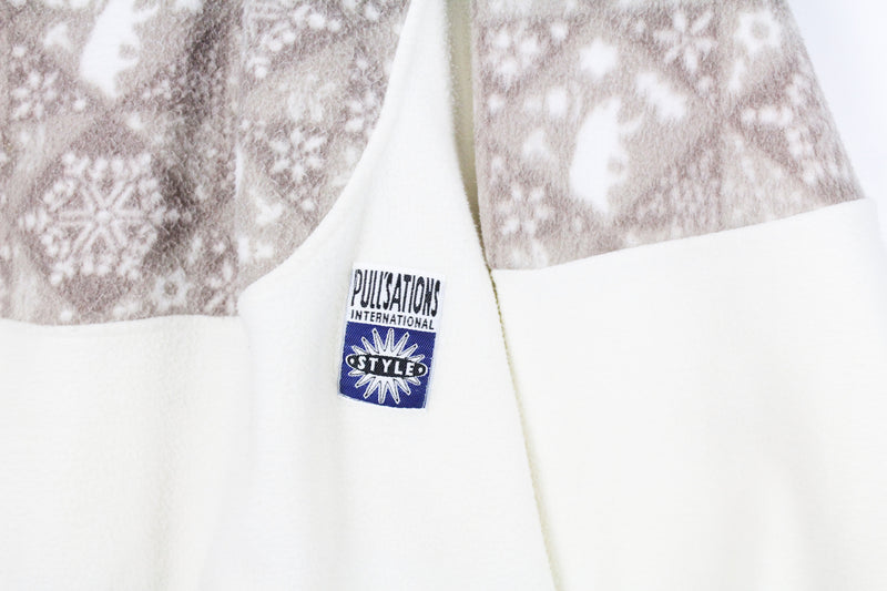 Vintage Fleece Half Zip Small