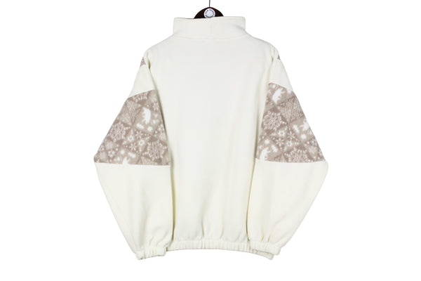 Vintage Fleece Half Zip Small