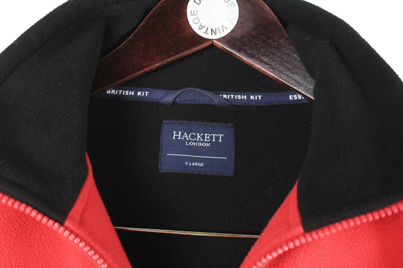 Vintage Hackett Fleece 1/4 Zip Large