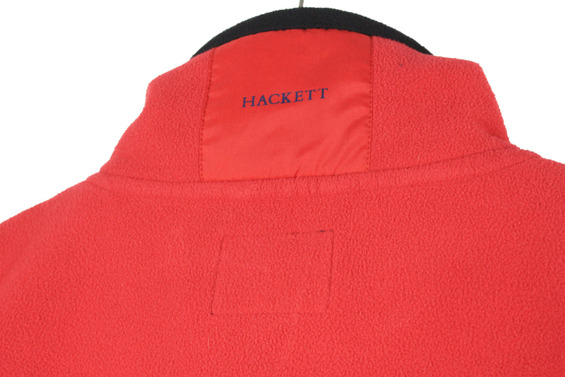 Vintage Hackett Fleece 1/4 Zip Large