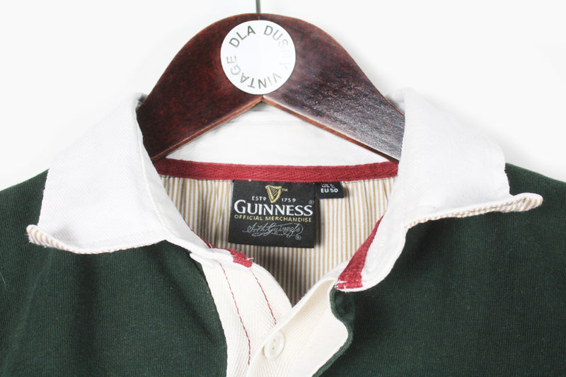 Vintage Guinness Rugby Shirt Large
