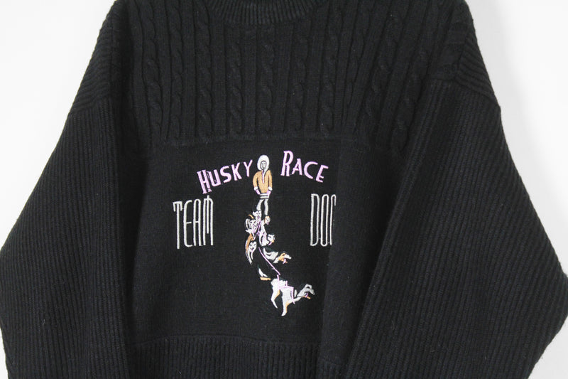 Vintage Husky Race Sweater Medium