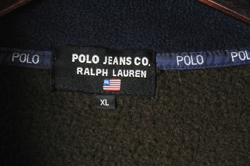 Vintage Polo by Ralph Lauren Fleece 1/4 Zip XLarge – dla dushy