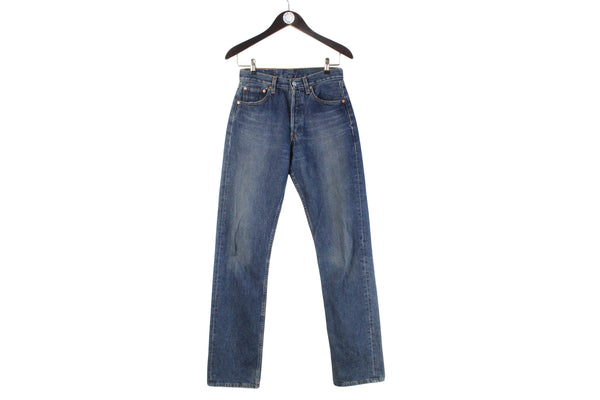 Vintage Levi's 501 Jeans W 28 L 34 blue 90s retro USA work wear denim pants