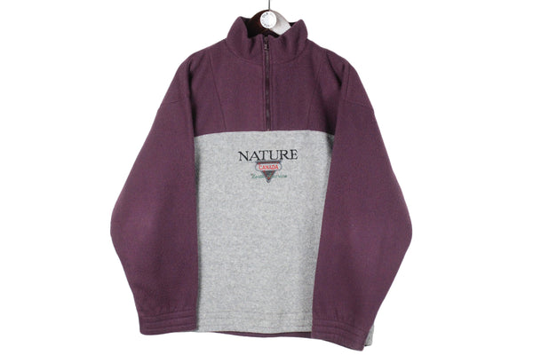 Vintage Berto Lucci Fleece 1/4 Zip Medium