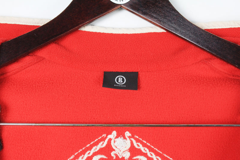 Vintage Bogner Fleece Full Zip Women's Large