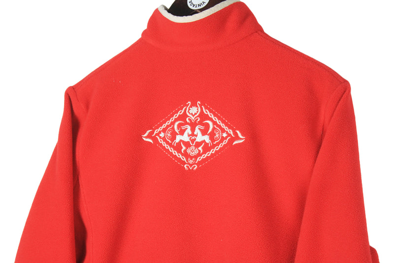 Vintage Bogner Fleece Full Zip Women's Large