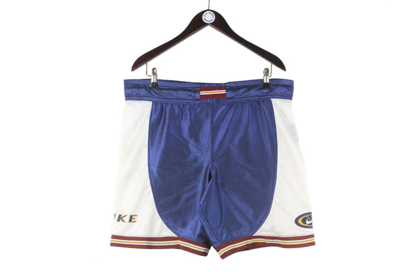 Vintage Nike Shorts Large big logo swoosh 90s retro basketball shorts