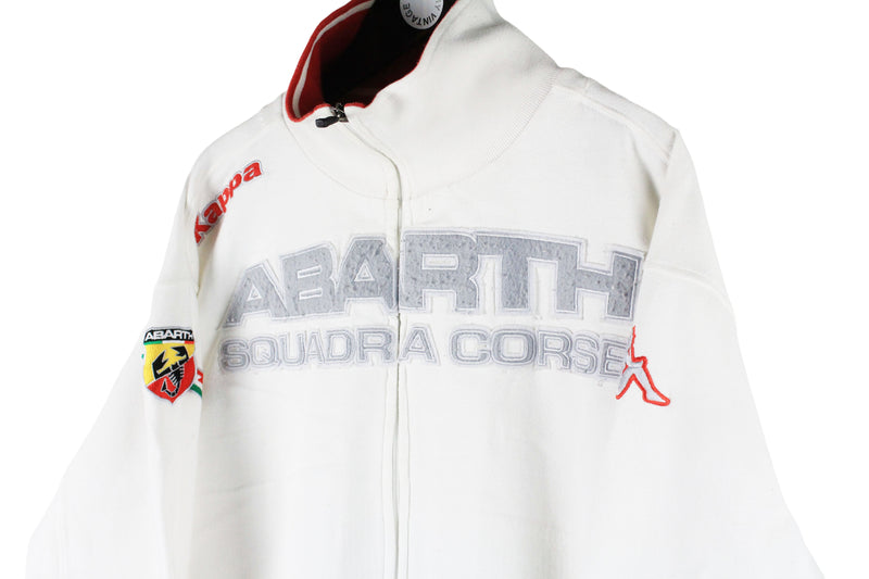 Vintage Abarth Kappa Sweatshirt Full Zip XXLarge