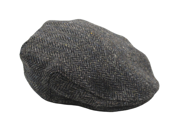Vintage Harris Tweed Newsboy Cap