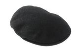 Newsboy Flat Cap Cabbie baker boy 504 Style Contour Fitted Beret retro style authentic wool classic fedora hat made in Great Britain vintage hat 90s casual Kangol classic wool black