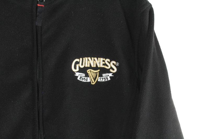 Vintage Guinness NWT Fleece Full Zip Medium