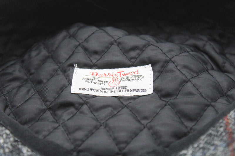 Vintage Harris Tweed Newsboy Cap
