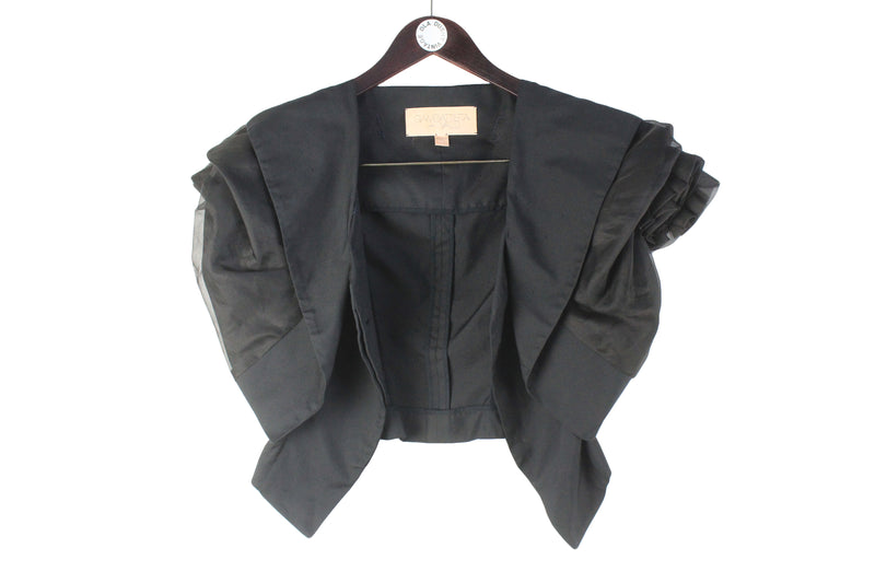 Giambattista Valli Blazer Women’s 42/S luxury jacket authentic cape sleeveless designer blazer