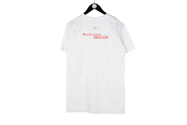 Vintage Nike Tennis Swiss Indoors T-Shirt Medium