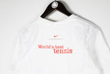 Vintage Nike Tennis Swiss Indoors T-Shirt Medium