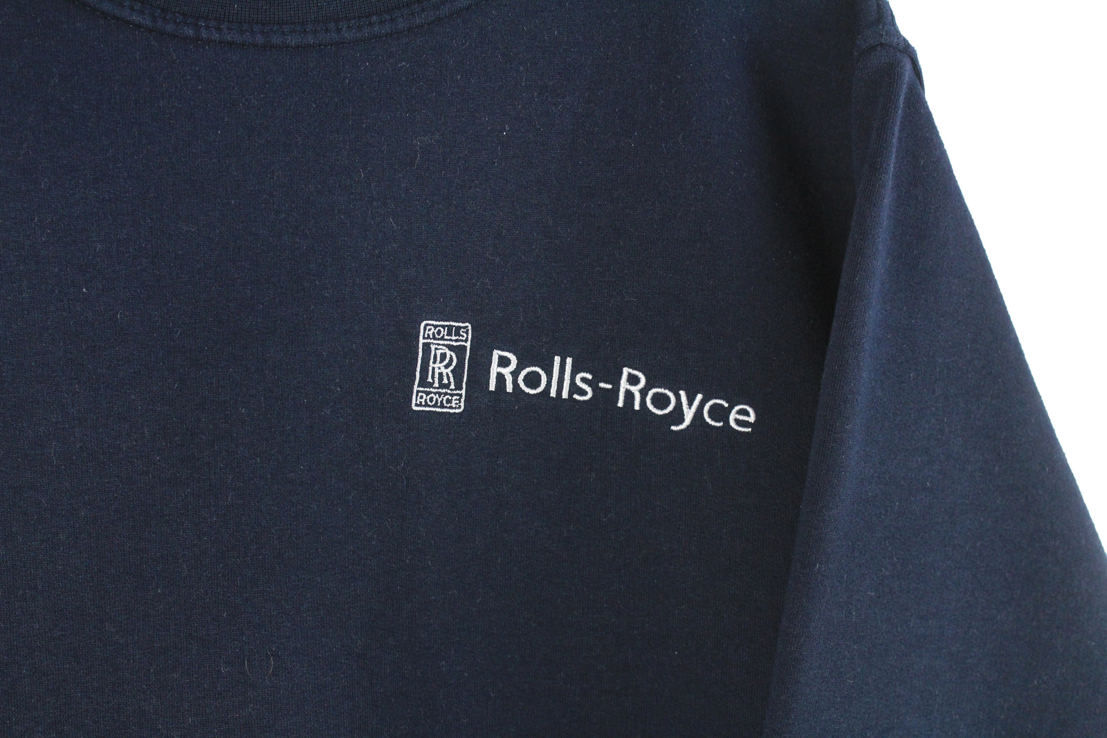 Pull Rolls Royce Sweat Shirt / Hakro Activewear Rare Collector / Bleu 2XL XXL Pull Rolls Royce Sweat Shirt / Hakro Activewear Rare Collector / Bleu 2XL XXL
