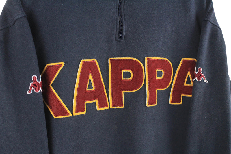 Vintage Kappa Sweatshirt 1/4 Zip Large
