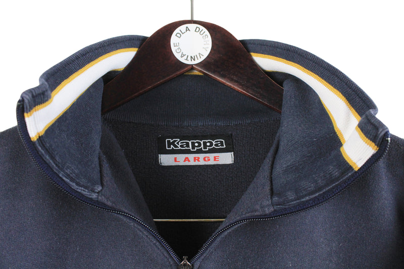 Vintage Kappa Sweatshirt 1/4 Zip Large