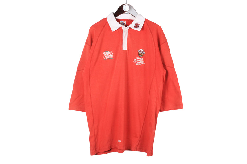 Vintage Wales Six Nations 2005 Grand Slam Winners Rugby Shirt XLarge