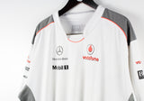 Vintage Vodafone McLaren Mercedes Jersey T-Shirt 3XLarge