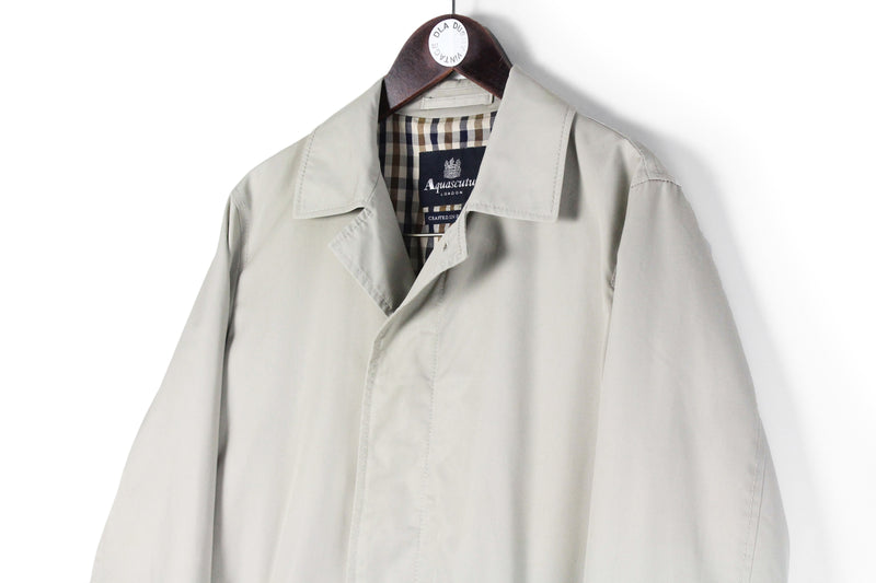 Vintage Aquscutum Trench Jacket Small