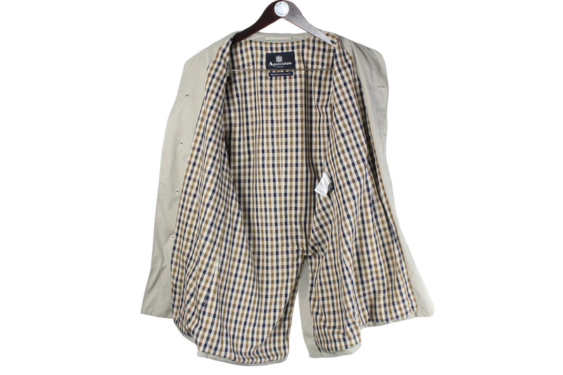 Vintage Aquscutum Trench Jacket Small