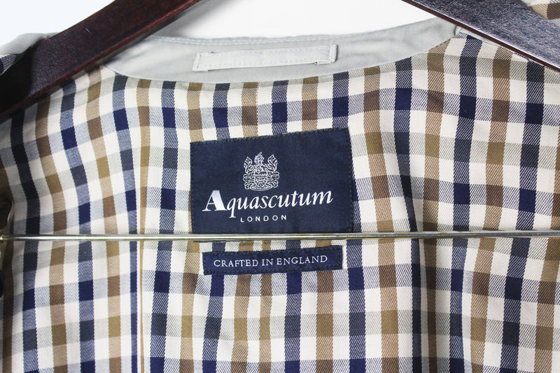 Vintage Aquscutum Trench Jacket Small