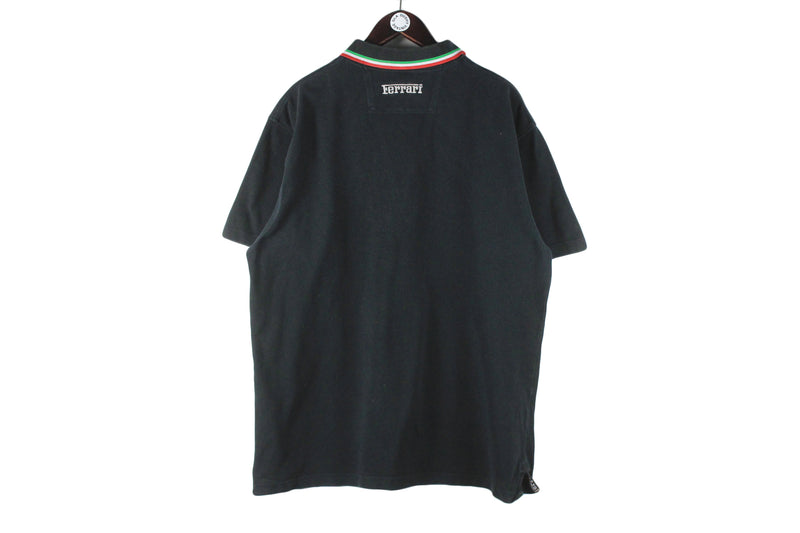 Vintage Ferrari Polo T-Shirt XLarge