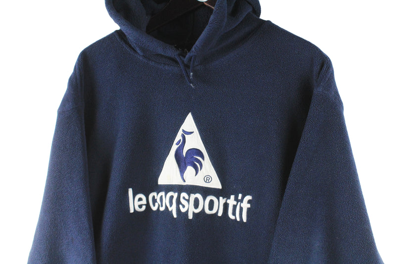 Vintage Le Coq Sportif Fleece Hoodie Medium