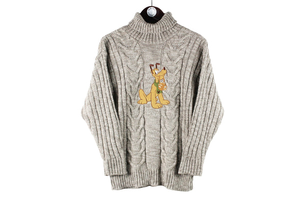 Vintage Pluto Disney Sweater Women's Small