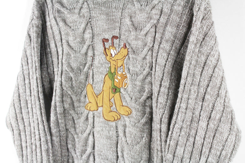 Vintage Pluto Disney Sweater Women's Small