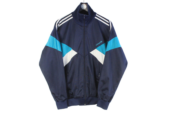 Vintage Adidas Tracksuit Large navy blue classic 90s retro sport style jacket and pants track suit 