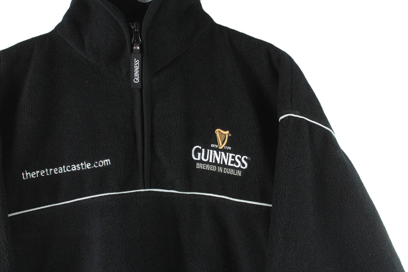 Vintage Guinness Fleece 1/4 Zip Large / XLarge