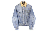Vintage Levi’s Sherpa Denim Jacket Small / Medium blue 90s retro jeans style coat retro USA heavy jacket 