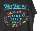 Vintage Wet Wet Wet 1989/90 Tour T-Shirt Large