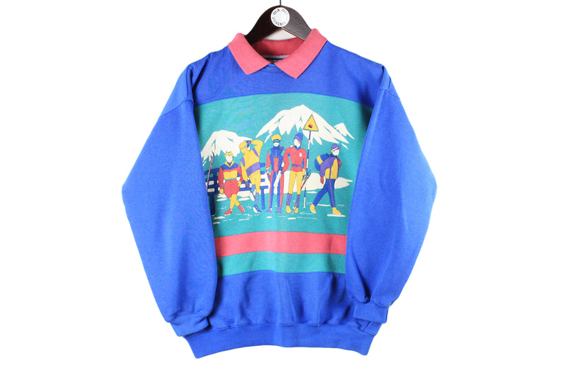 Vintage Ski Sweatshirt Women’s Small