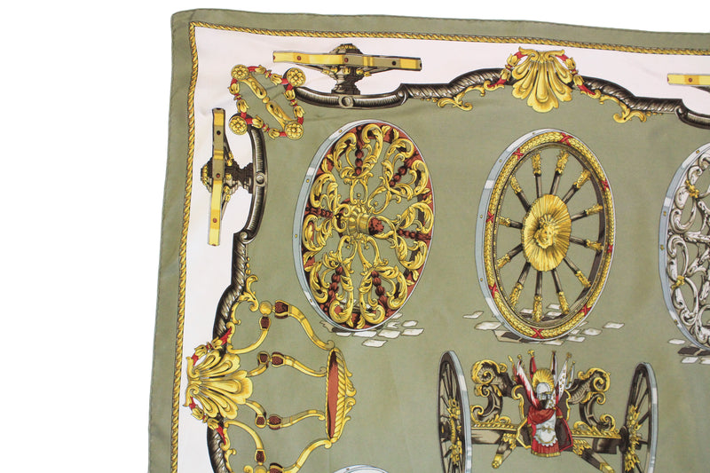 Vintage Hermes "Roues de Canon" by Caty Latham Scarf