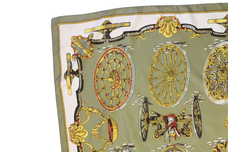 Vintage Hermes "Roues de Canon" by Caty Latham Scarf