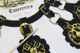 Vintage Hermes Cuivreries by F. de La Perriere Scarf