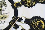 Vintage Hermes Cuivreries by F. de La Perriere Scarf