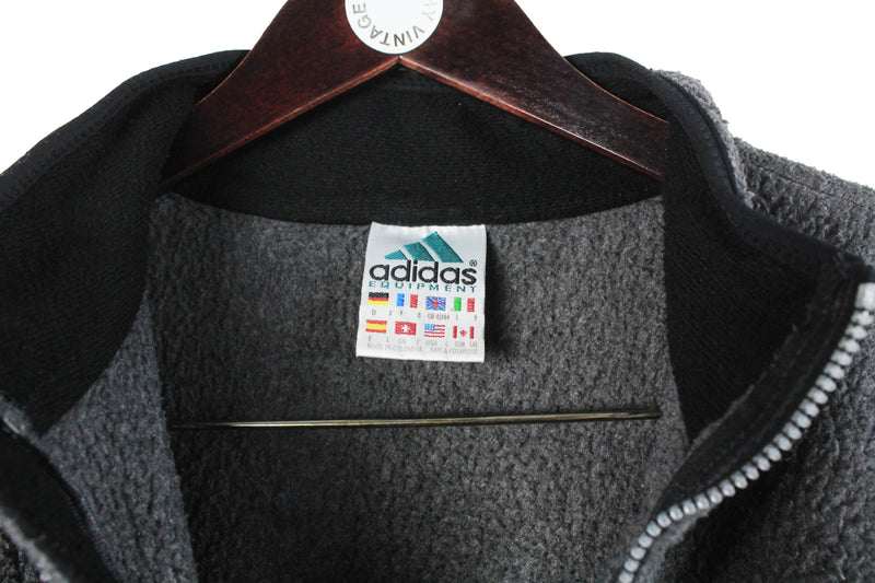 Vintage Adidas Equipment Fleece 1/4 Zip XLarge