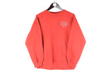 Vintage Nike Sweatshirt Women's Medium red big logo 90s retro sport style jumper