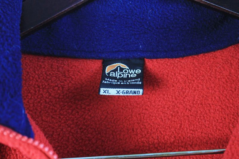 Vintage Lowe Alpine Fleece 1/4 Zip XLarge