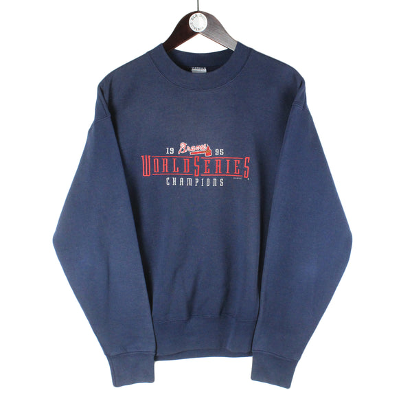 Atlanta Braves Retro 1990s MLB Crewneck Sweatshirt - Bluecat